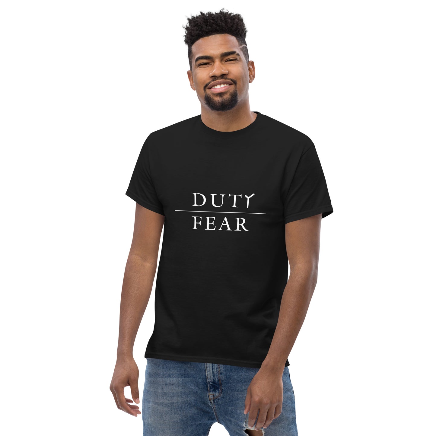 Men's classic tee - Duty Over Fear