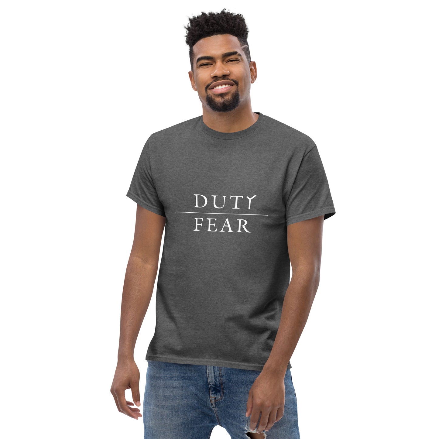 Men's classic tee - Duty Over Fear