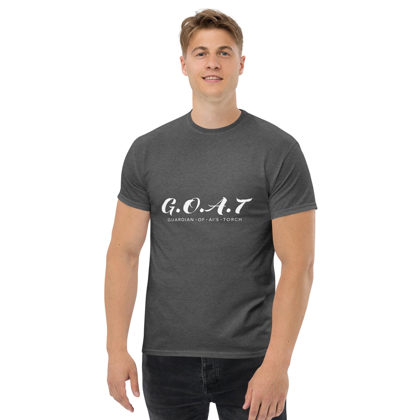 Men's classic tee - G.O.A.T.