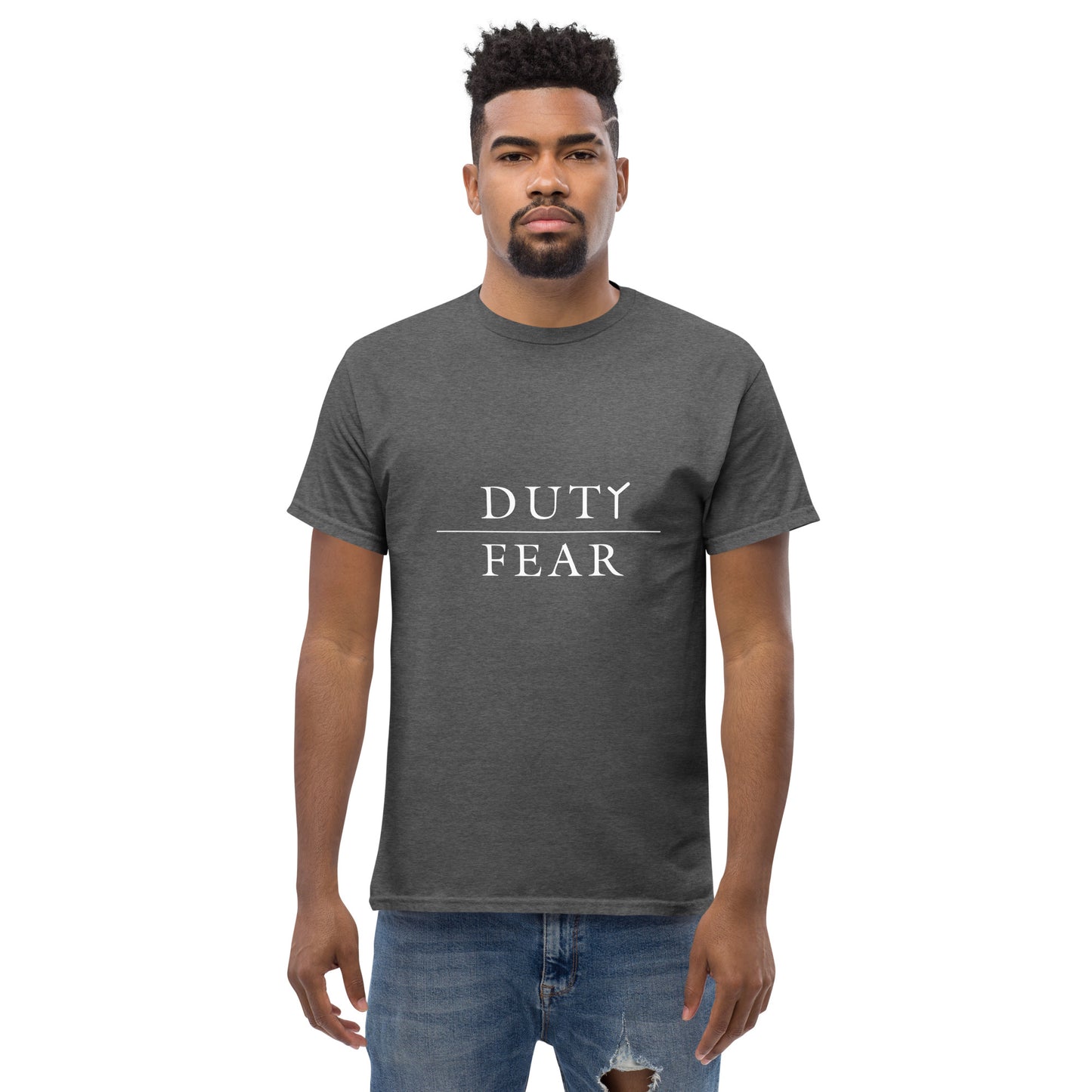 Men's classic tee - Duty Over Fear