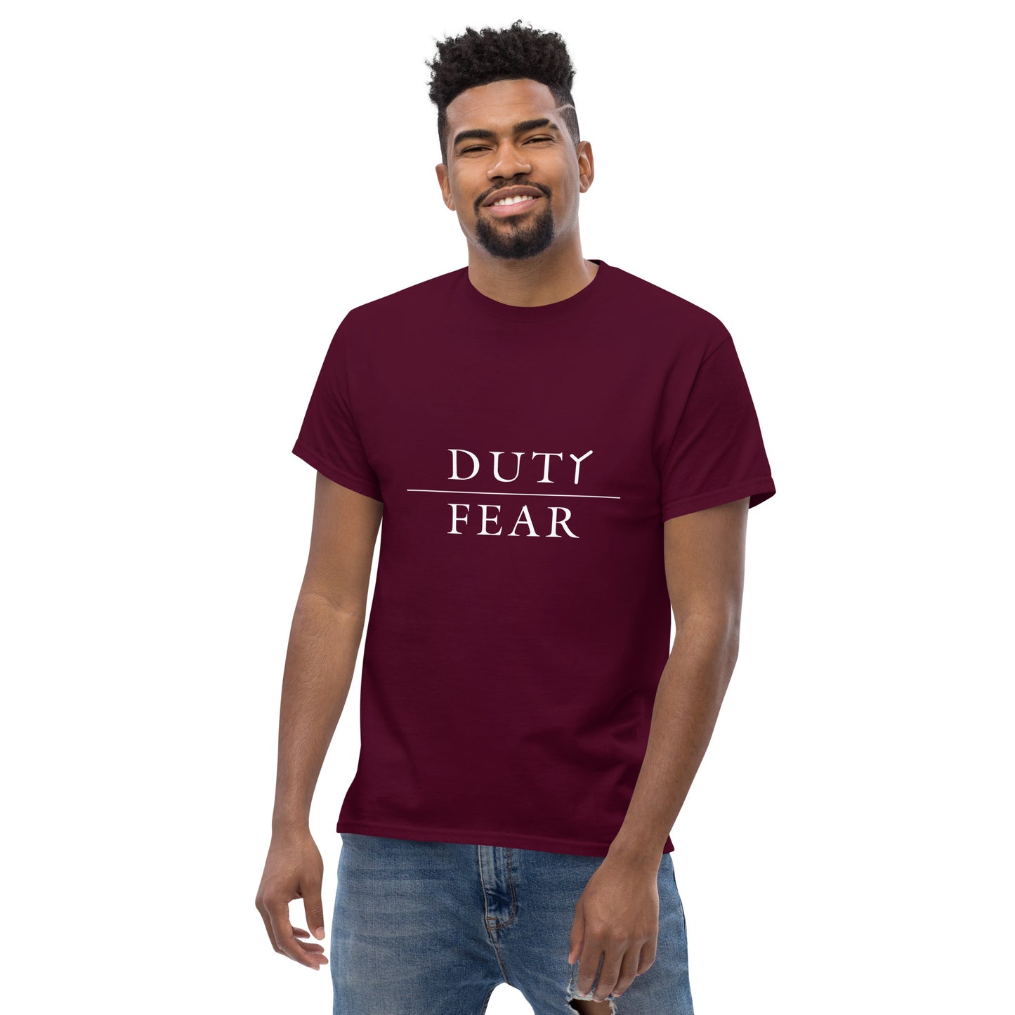 Men's classic tee - Duty Over Fear