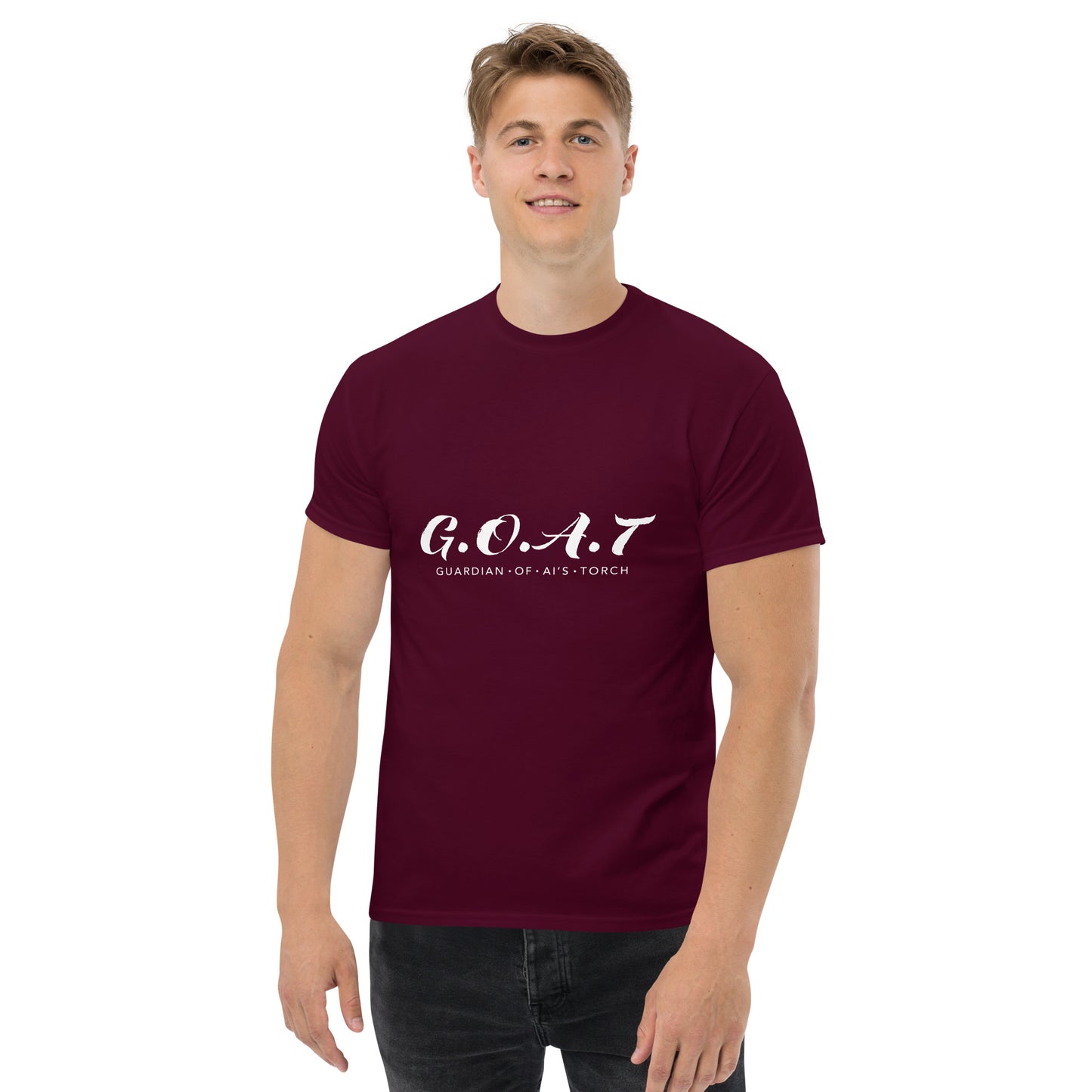 Men's classic tee - G.O.A.T.
