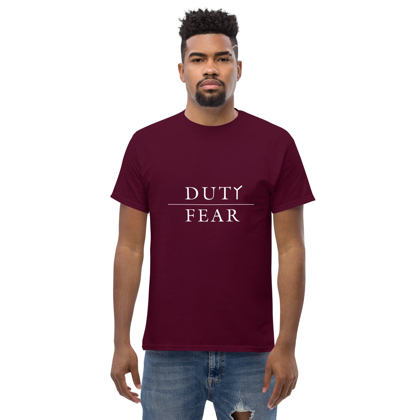 Men's classic tee - Duty Over Fear