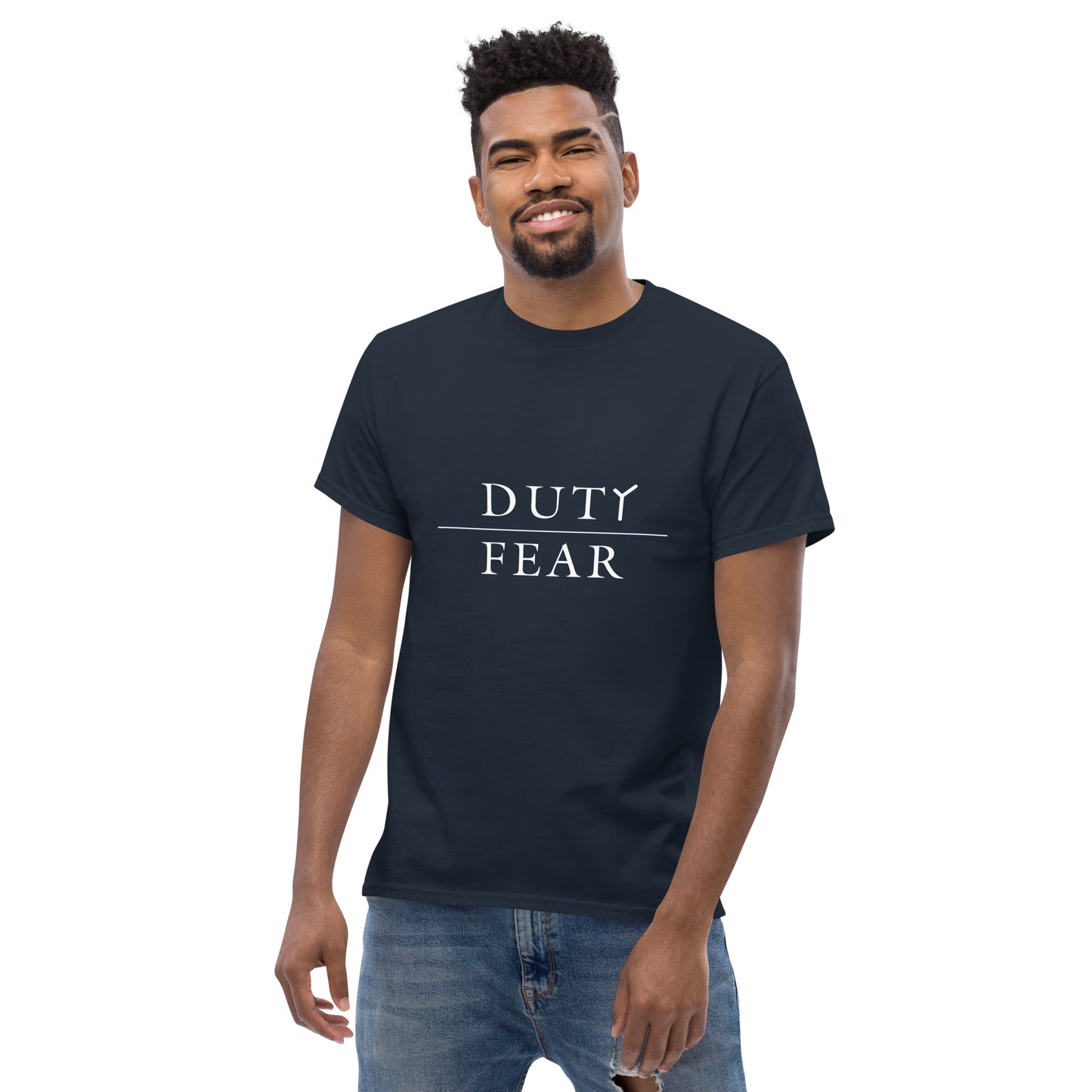 Men's classic tee - Duty Over Fear