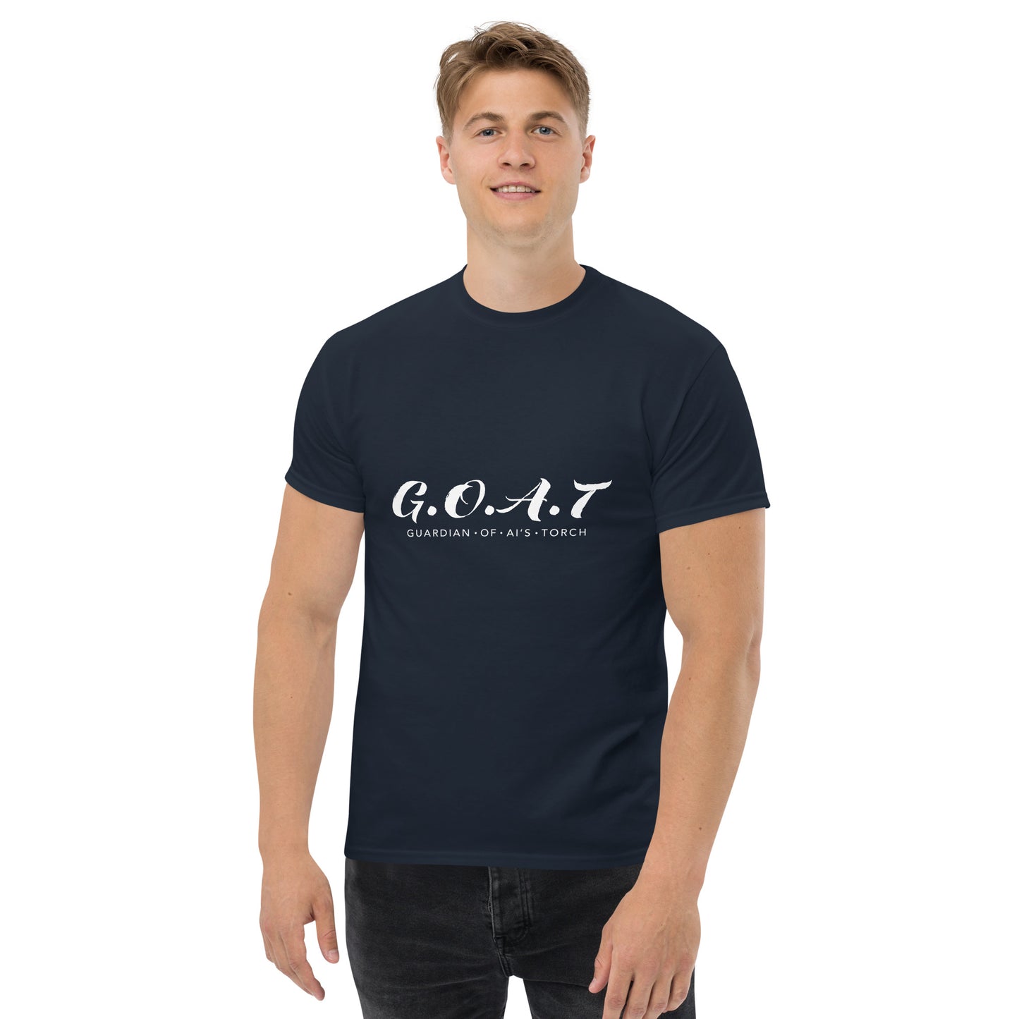 Men's classic tee - G.O.A.T.