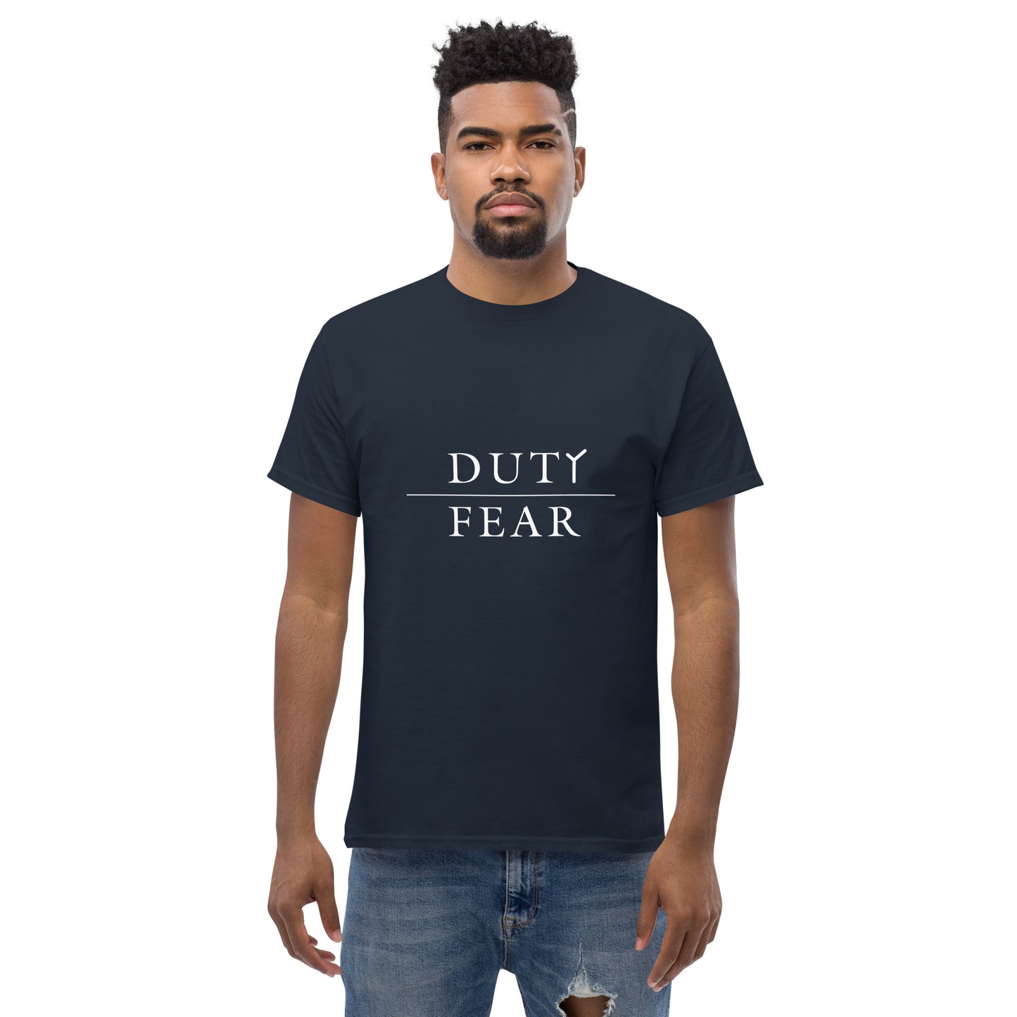 Men's classic tee - Duty Over Fear