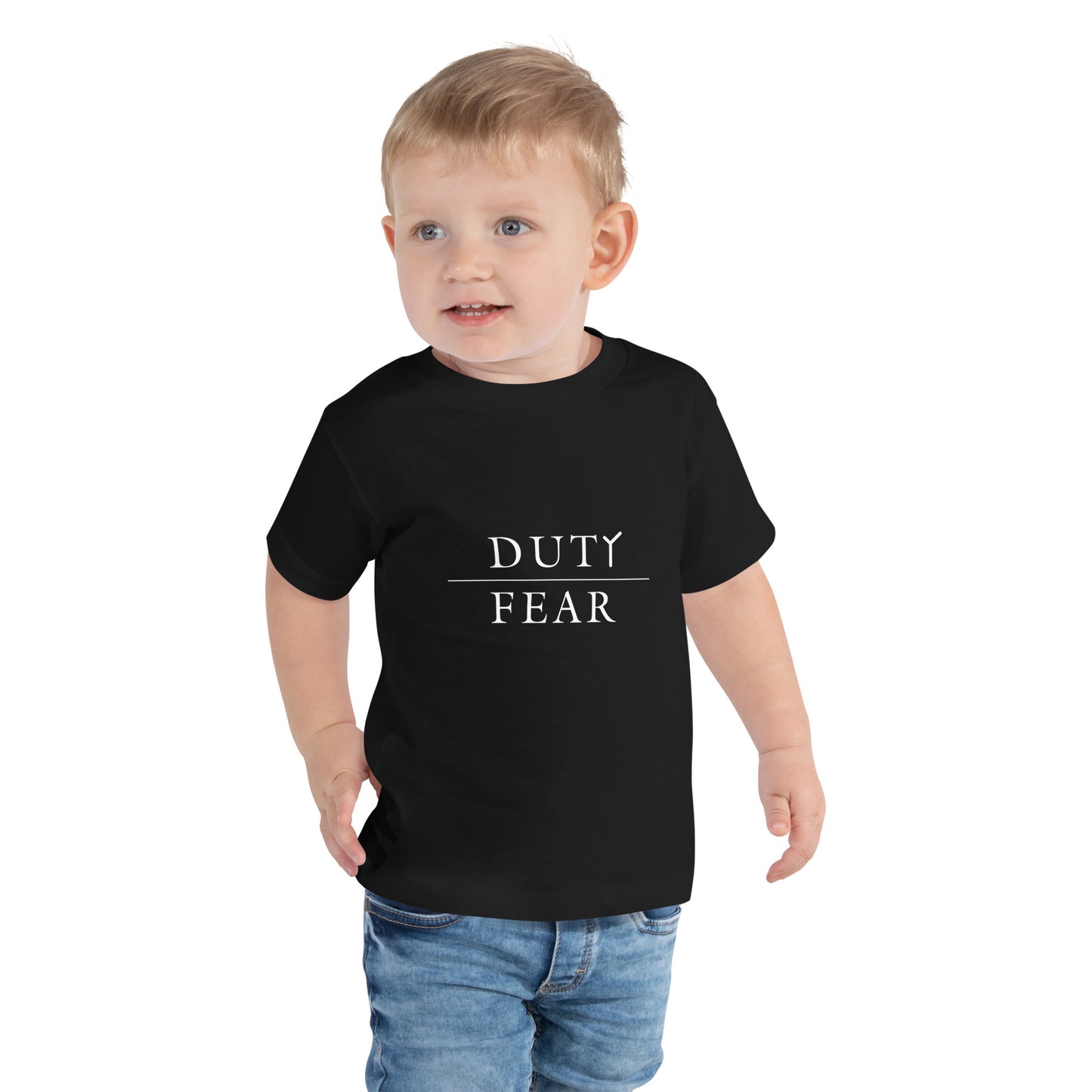 Toddler Short Sleeve Tee - Duty Over Fear