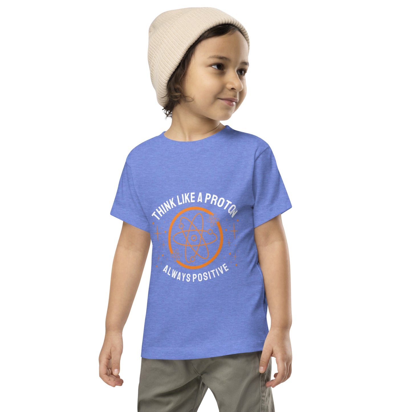 Toddler Short Sleeve Tee - Think Like A Proton - Always Positive