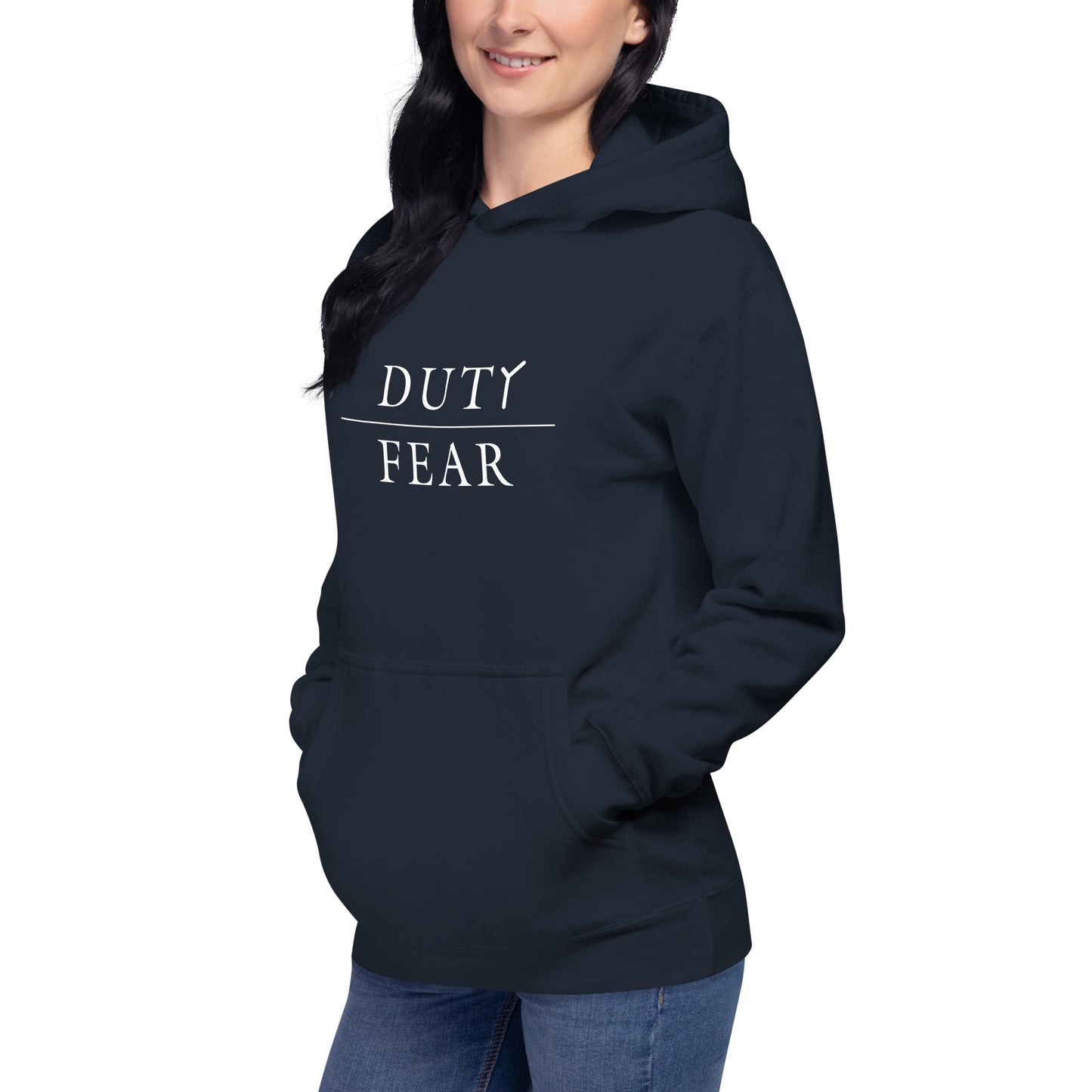 Unisex Premium Hoodie - Duty Over Fear