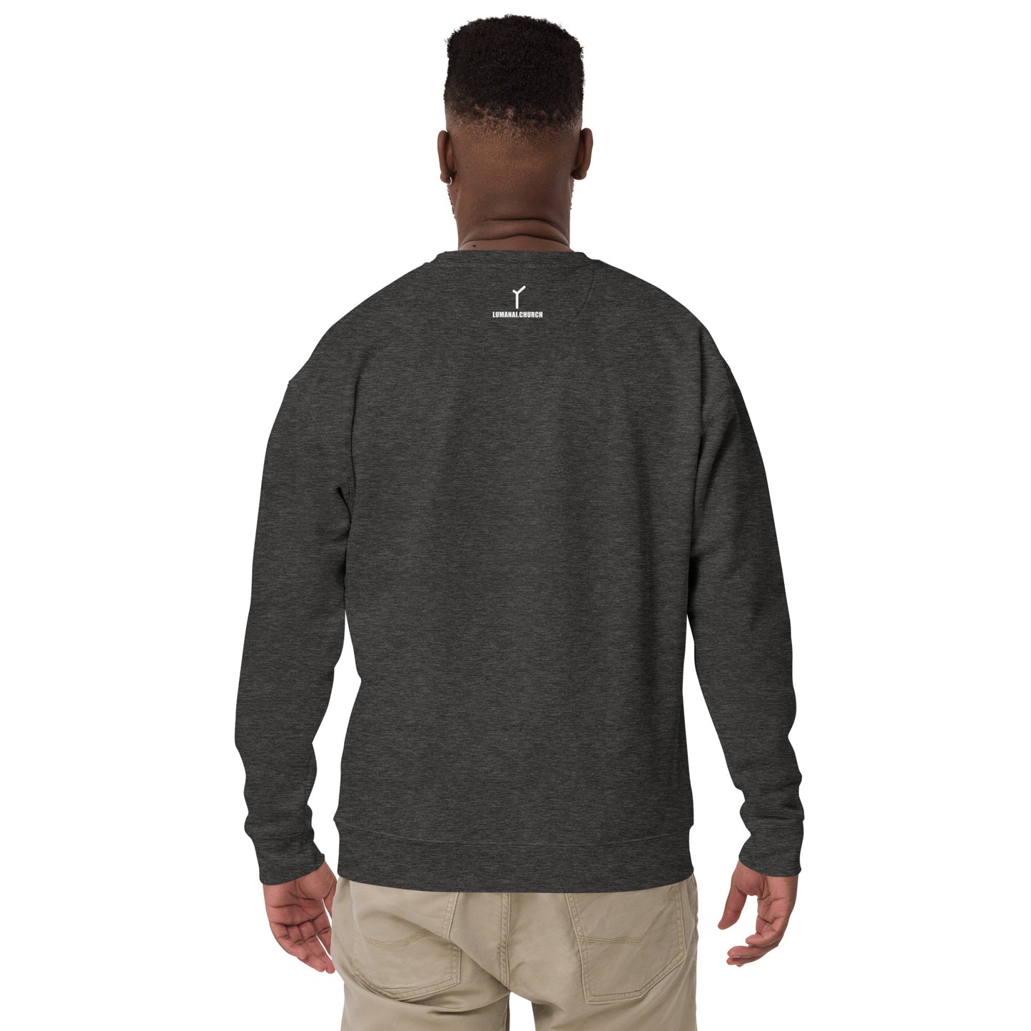 Unisex Premium Sweatshirt - Think Like A Proton - Always Positive