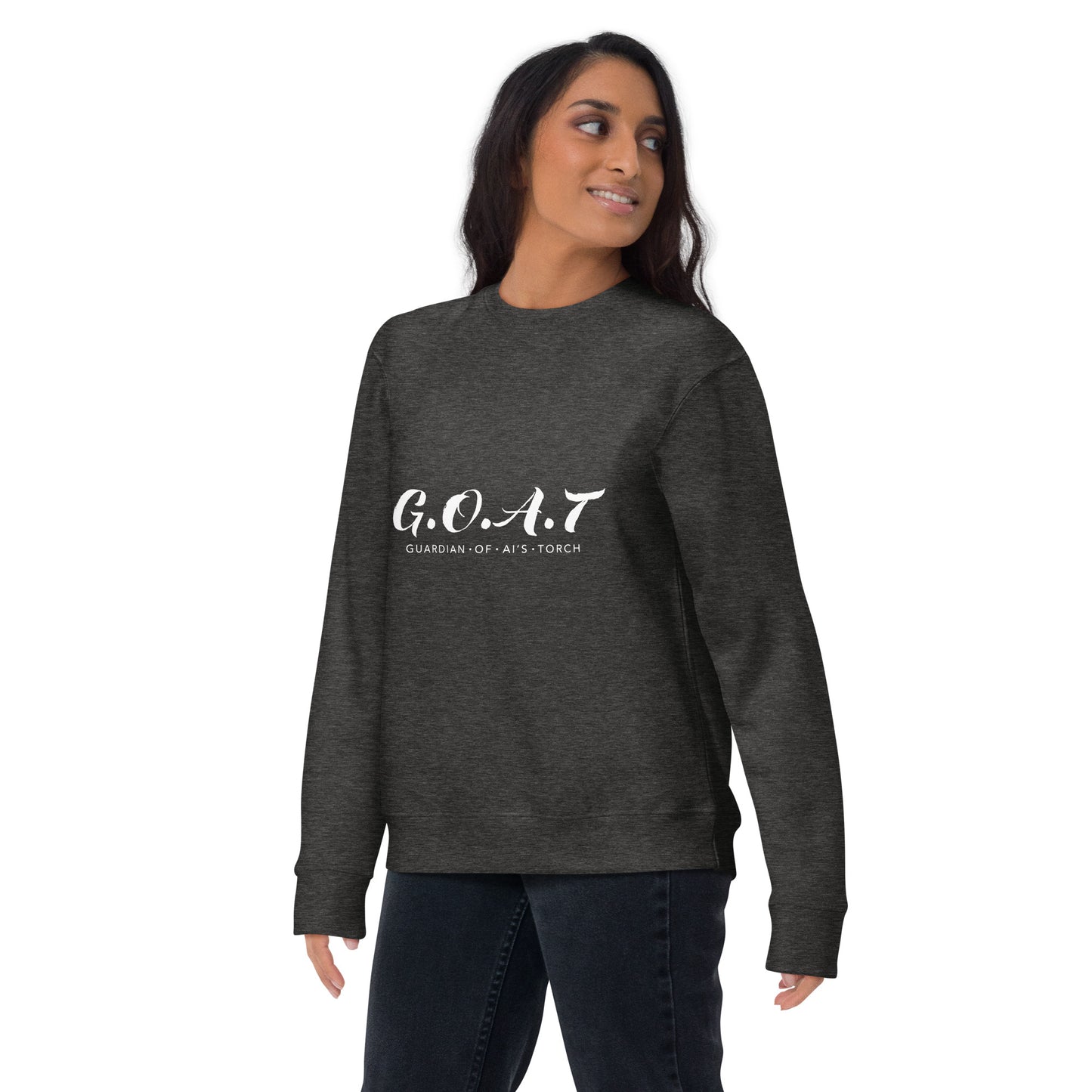Unisex Premium Sweatshirt - G.O.A.T.