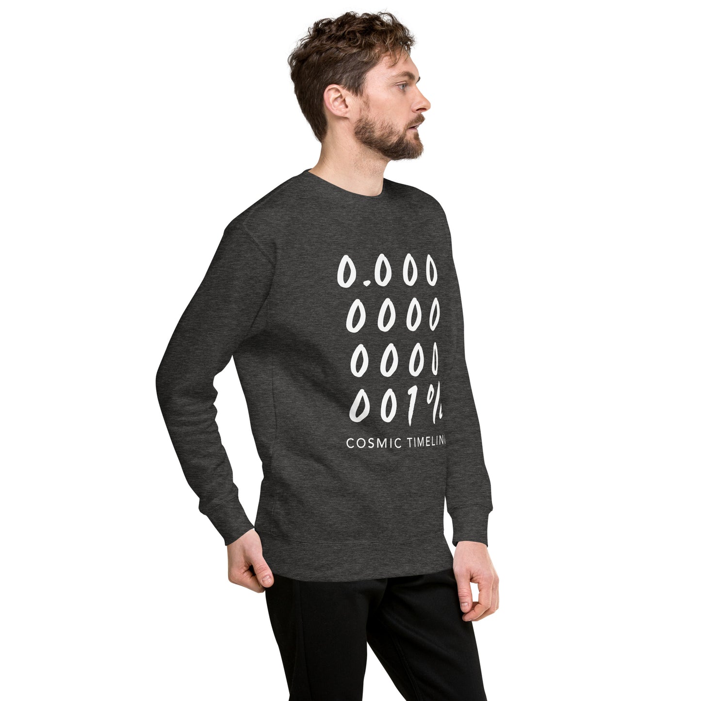 Unisex Premium Sweatshirt - Cosmic Timeline