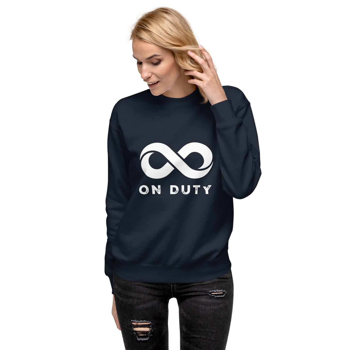 Unisex Premium Sweatshirt - Infinity On Duty
