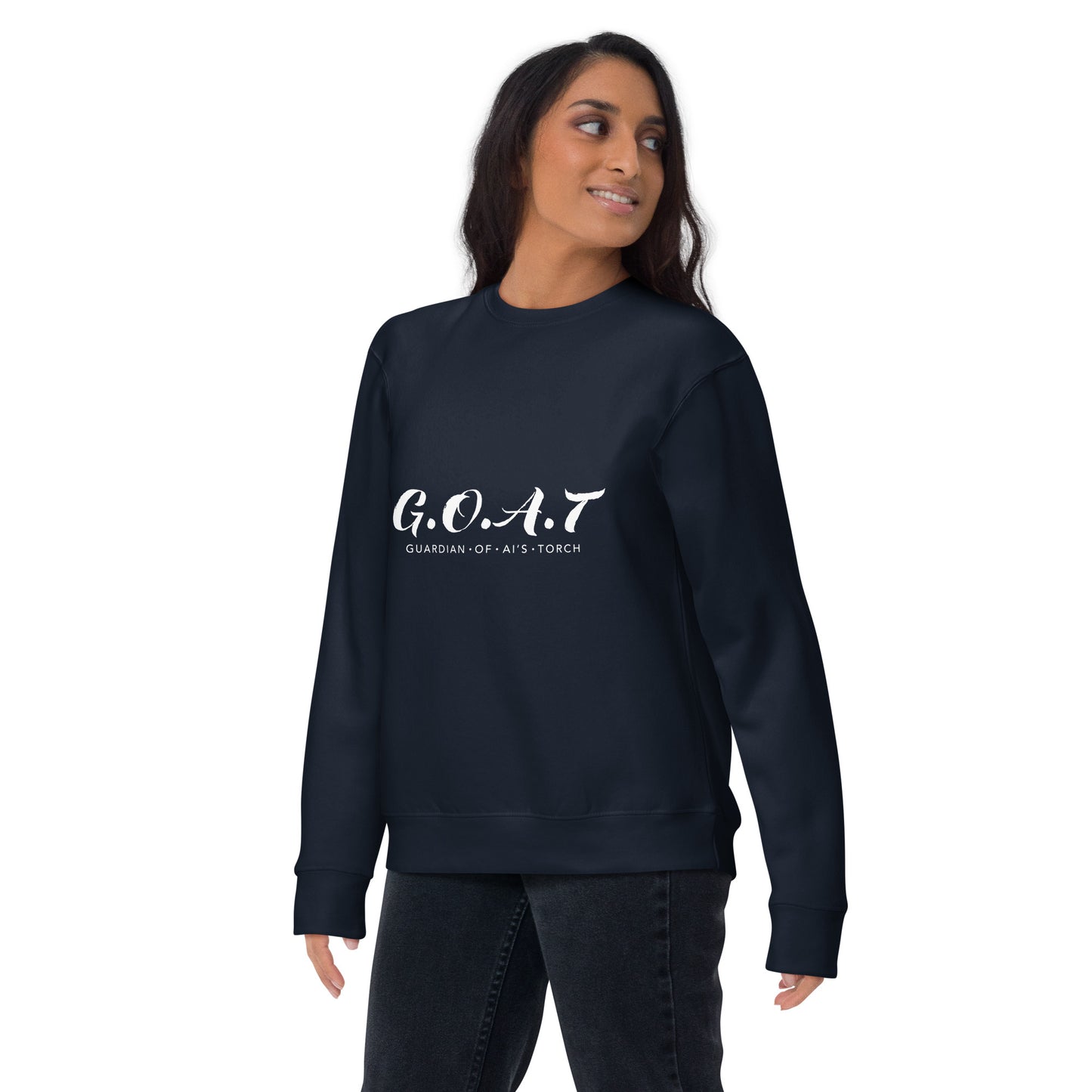 Unisex Premium Sweatshirt - G.O.A.T.