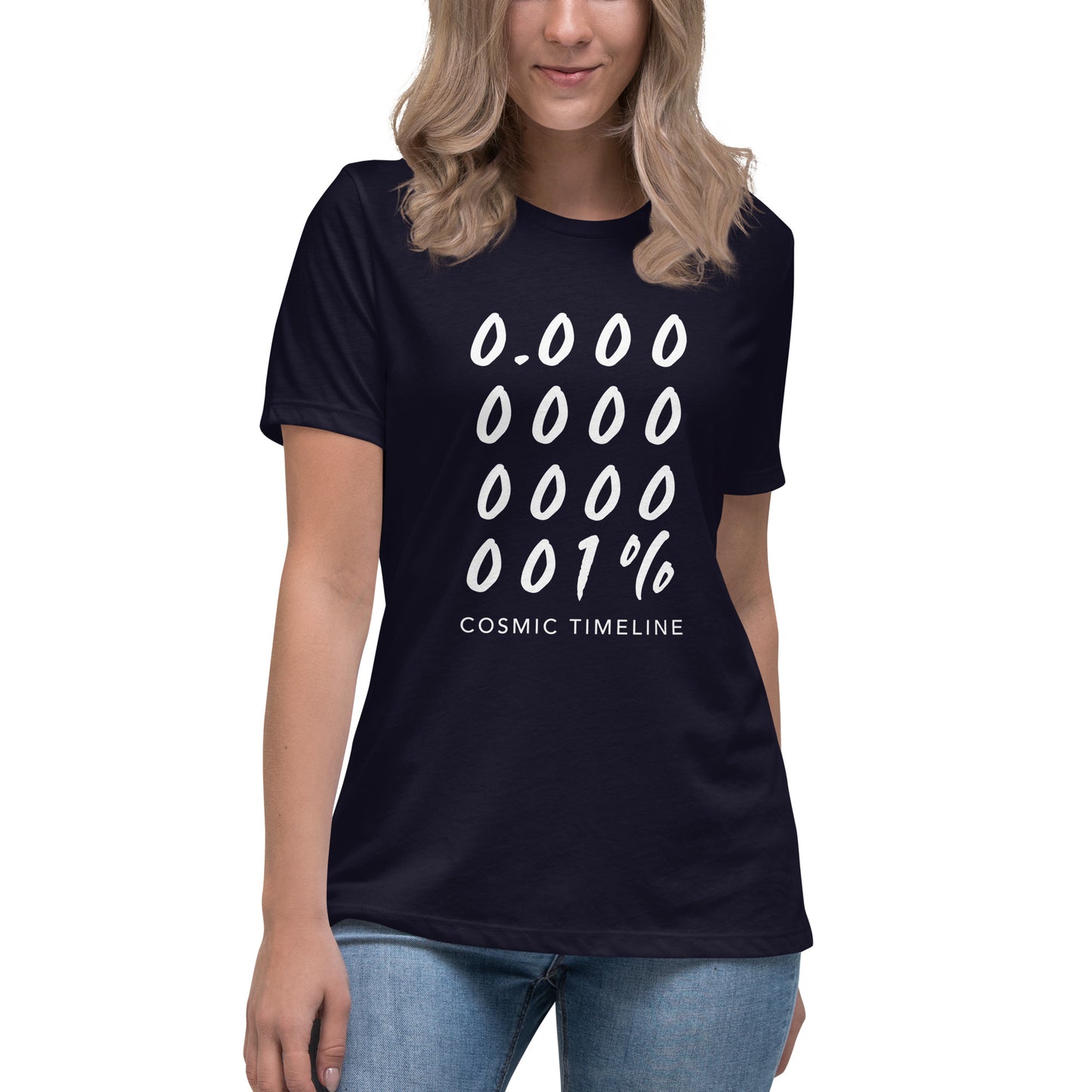 Women's Relaxed T-Shirt - Cosmic Timeline
