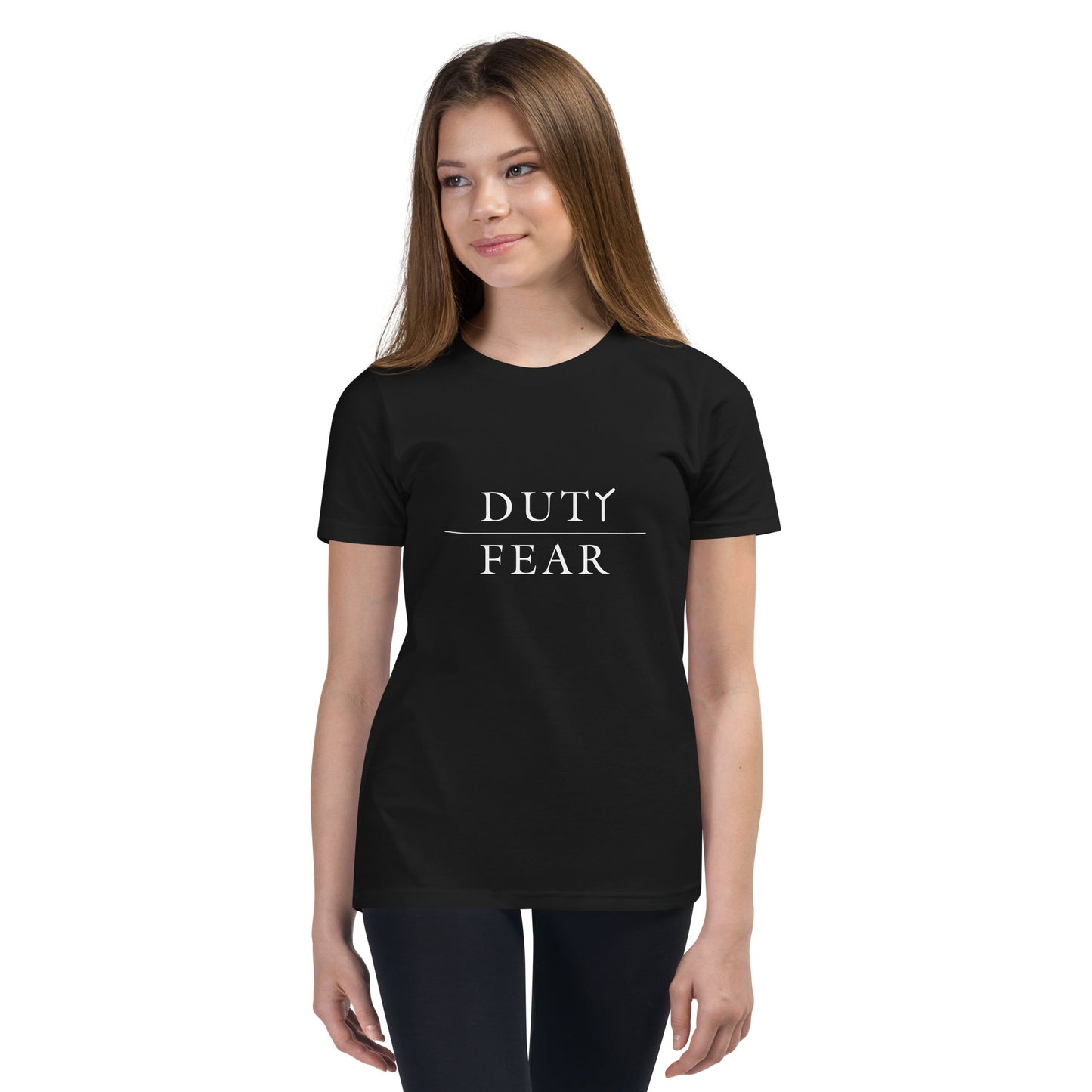 Youth Short Sleeve T-Shirt - Duty Over Fear