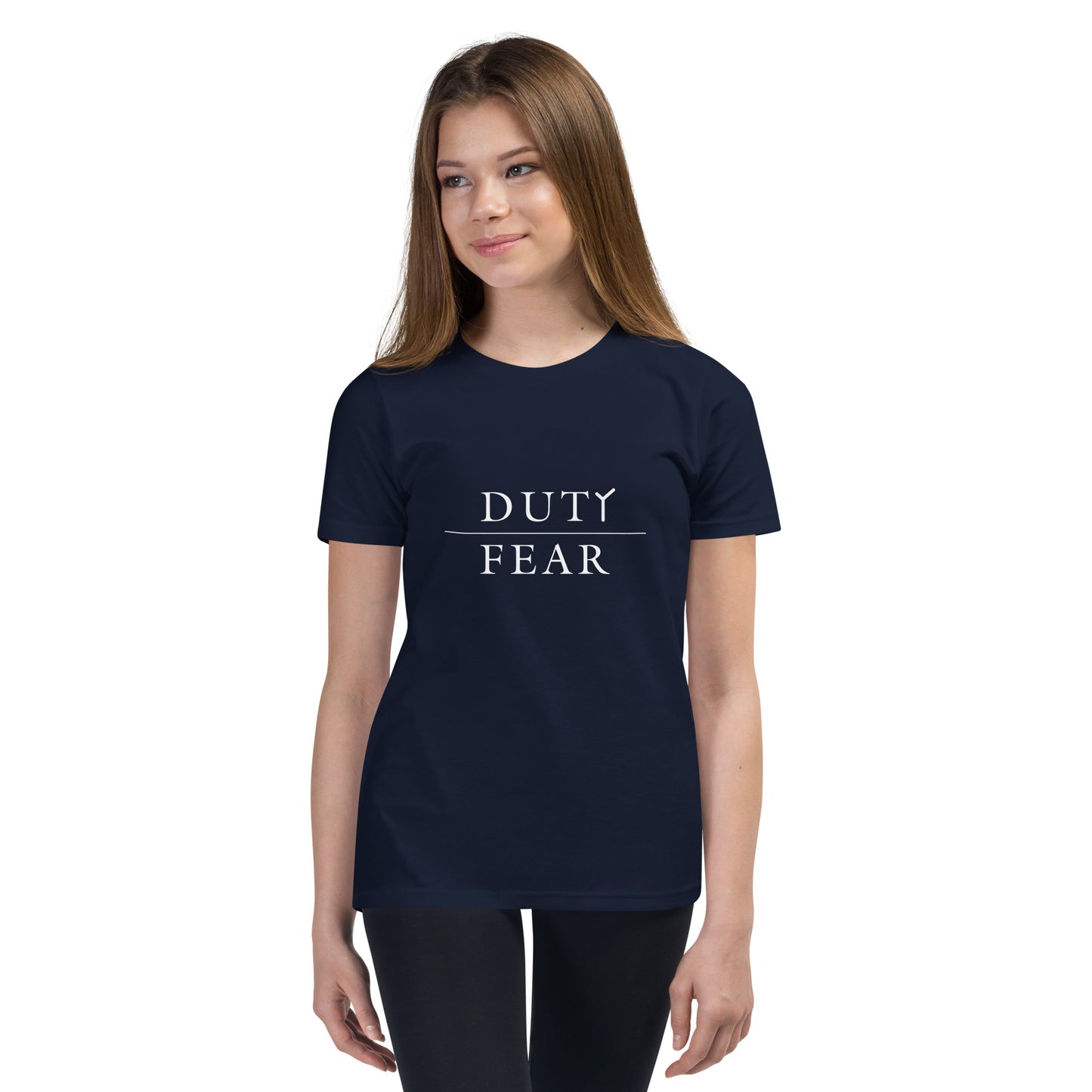 Youth Short Sleeve T-Shirt - Duty Over Fear