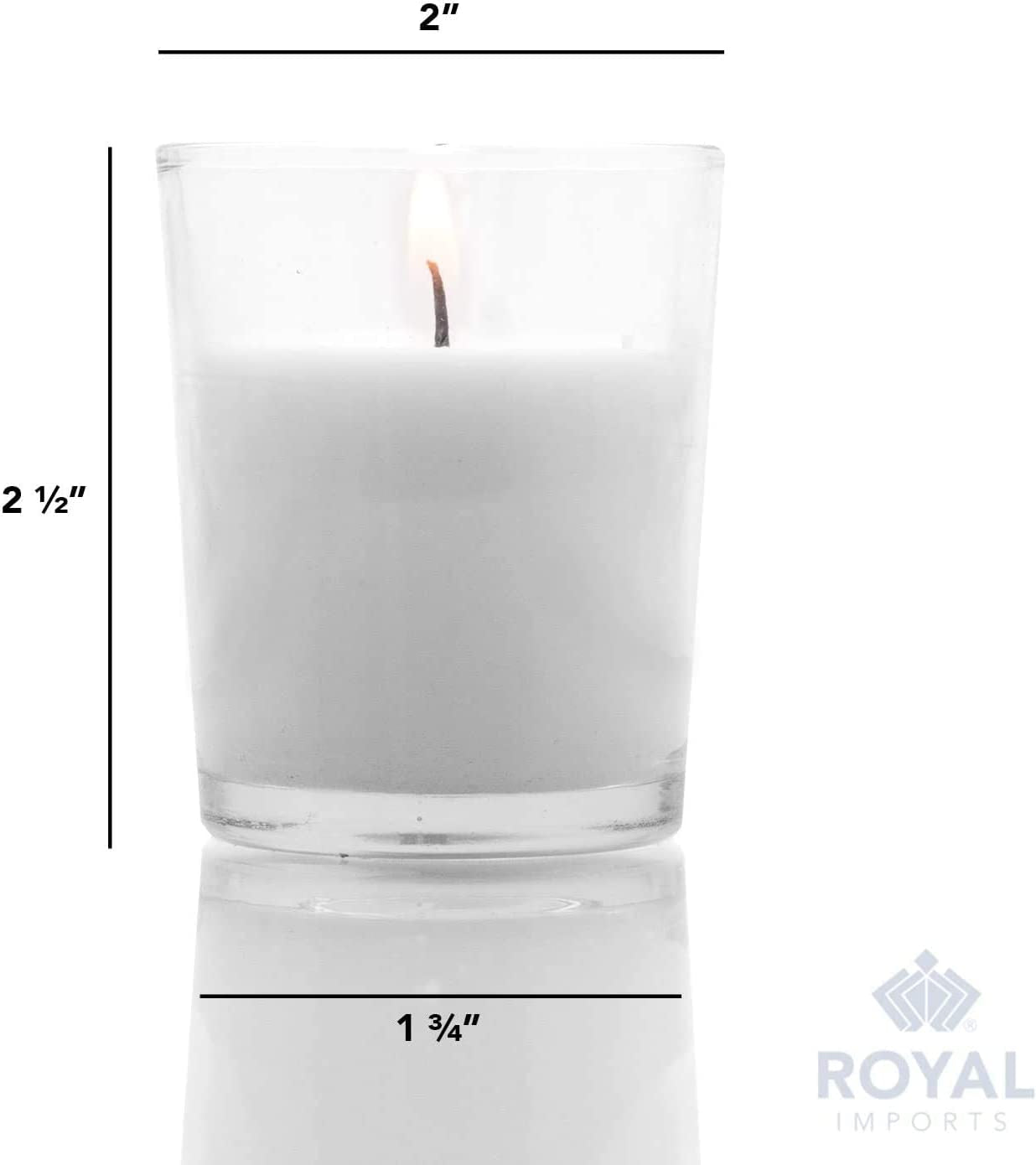 20 Pack Warm White Unscented Clear Glass Filled Votive Candles. Hand Poured Wax Candle Ideal Gifts for Aromatherapy Spa Weddings Birthdays Holidays Party (Warm White)