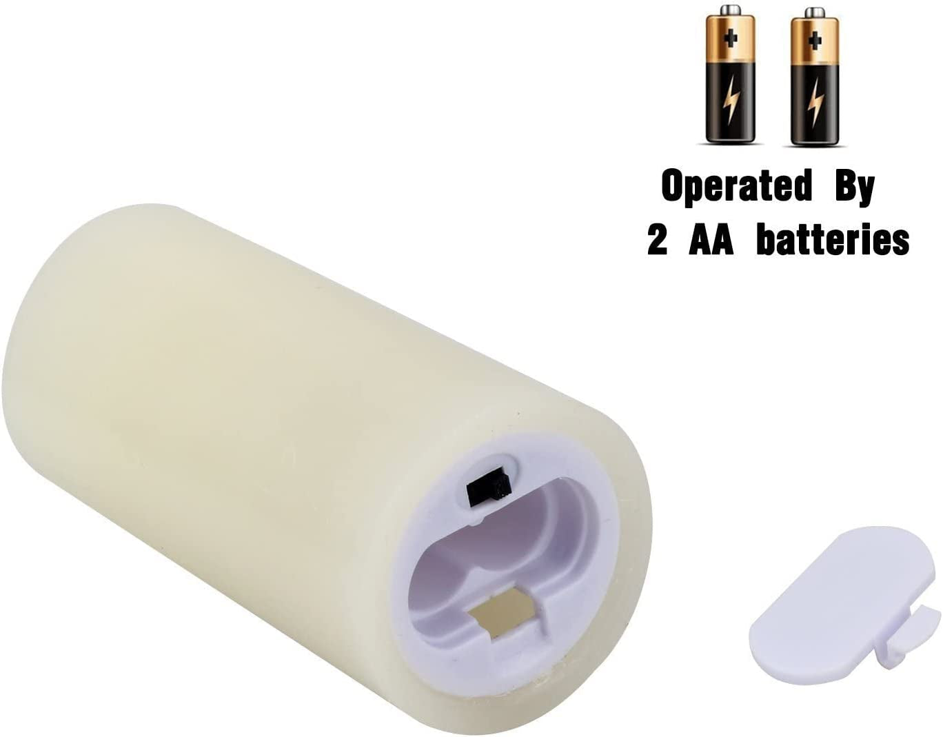Flameless Candles Led Candles Pack of 9 (H 4" 5" 6" 7" 8" 9" X D 2.2") Ivory Real Wax Battery Candles with Remote Timer