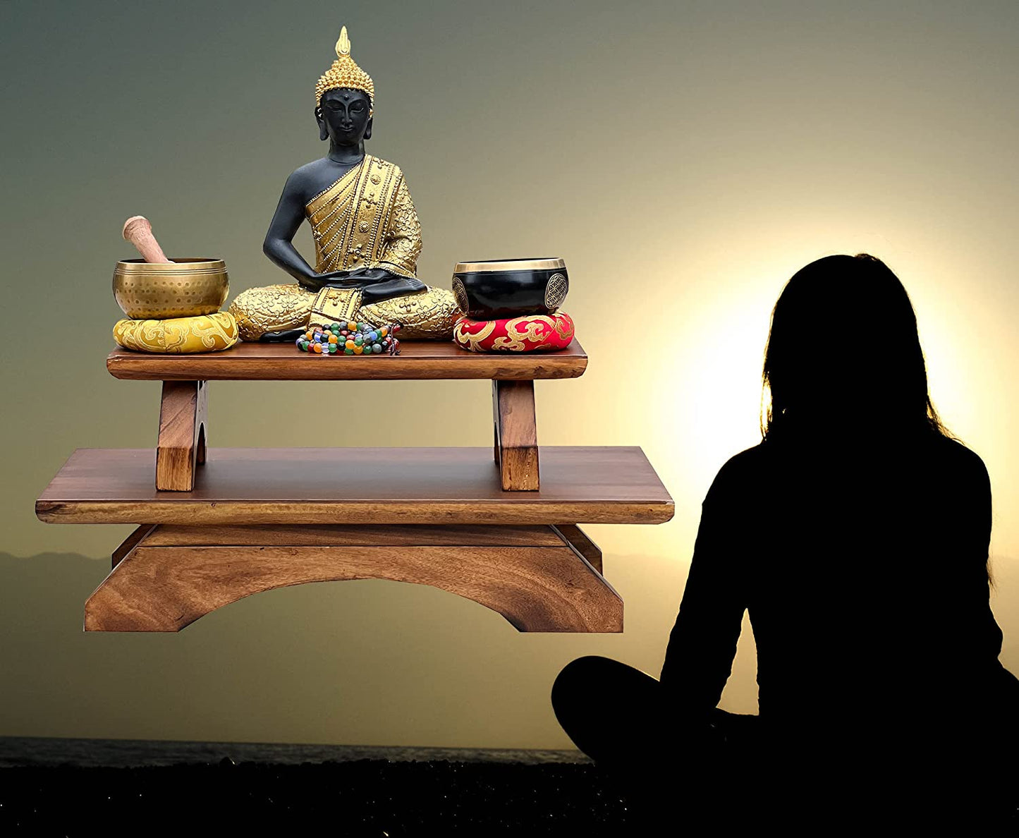 Personal Shrine Altar Meditation Table