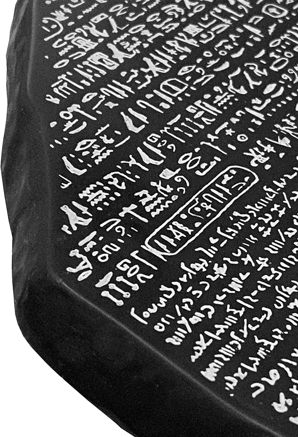 Egyptian Rosetta Stone Highly Detailed Scaled Replica 12 In. Wall Plaque. Made in Egypt
