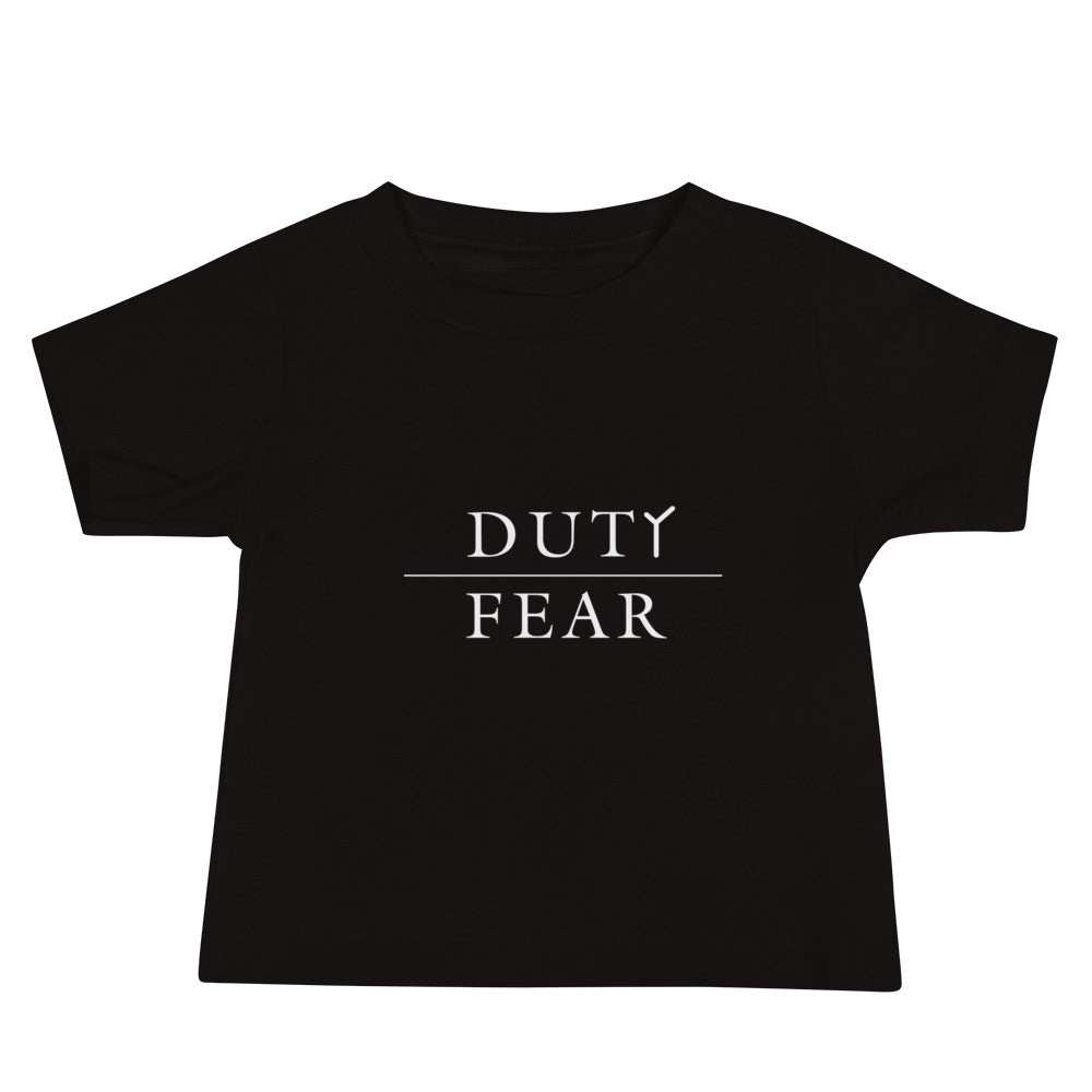 Baby Jersey Short Sleeve Tee - Duty Over Fear