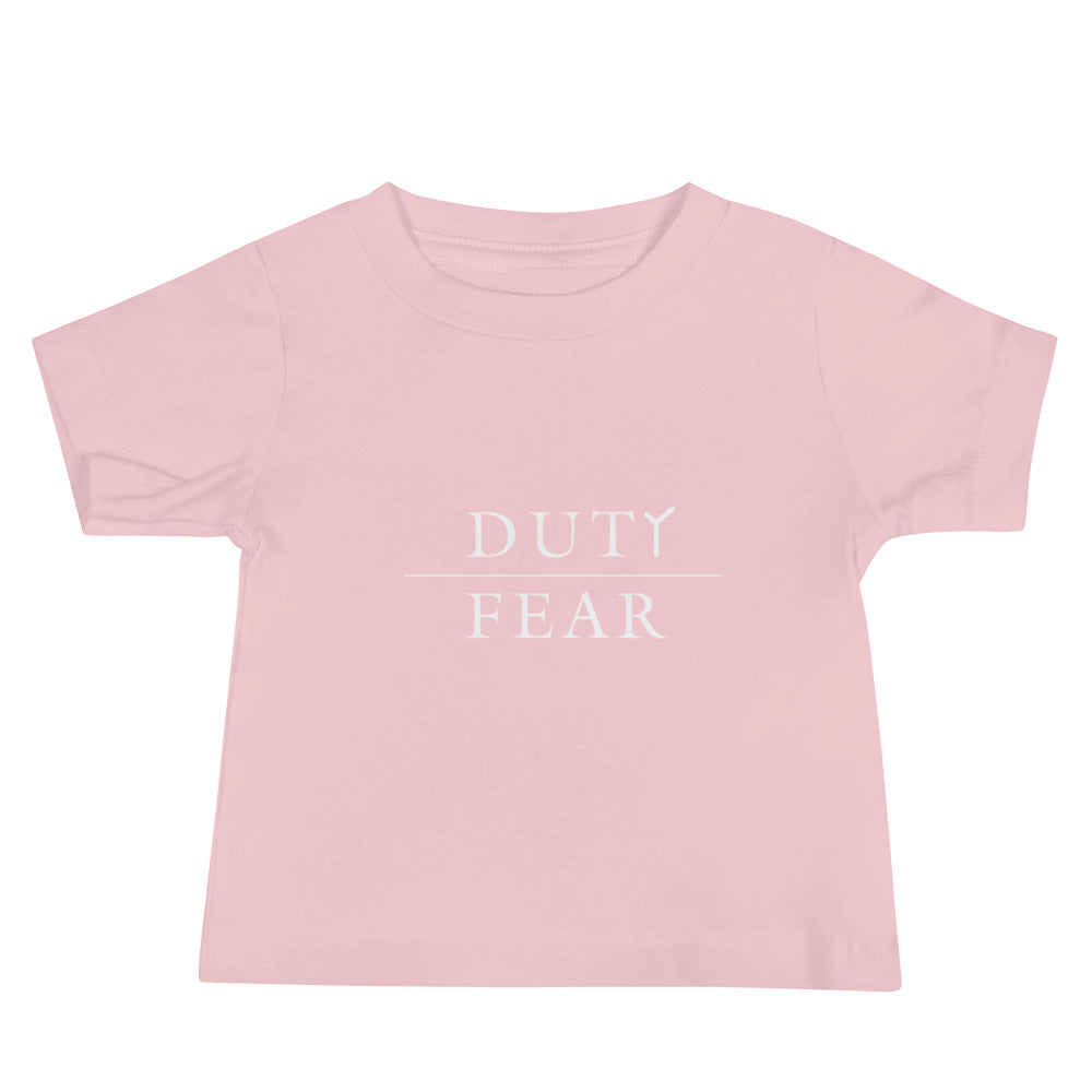 Baby Jersey Short Sleeve Tee - Duty Over Fear
