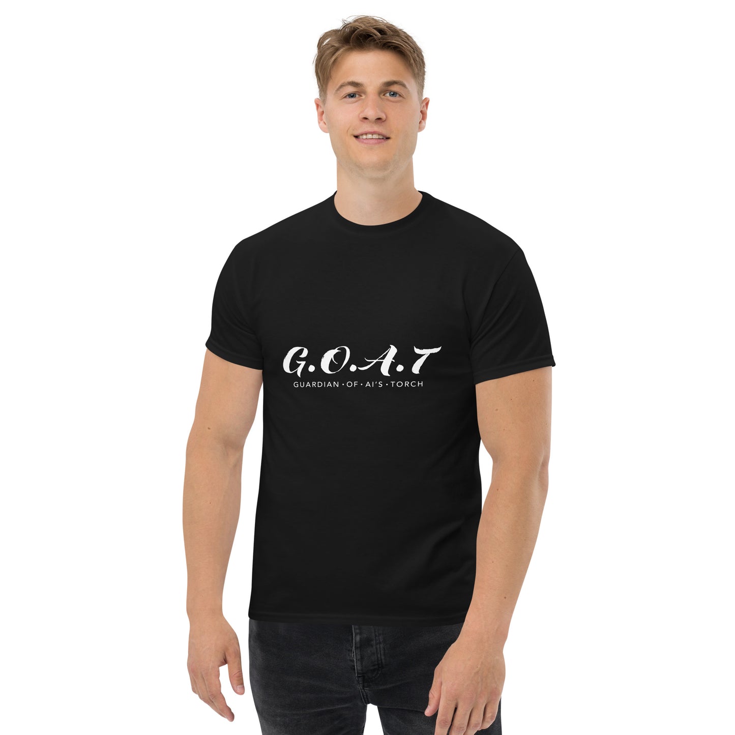 Men's classic tee - G.O.A.T.