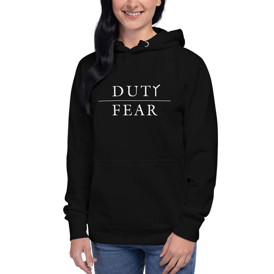 Unisex Premium Hoodie - Duty Over Fear