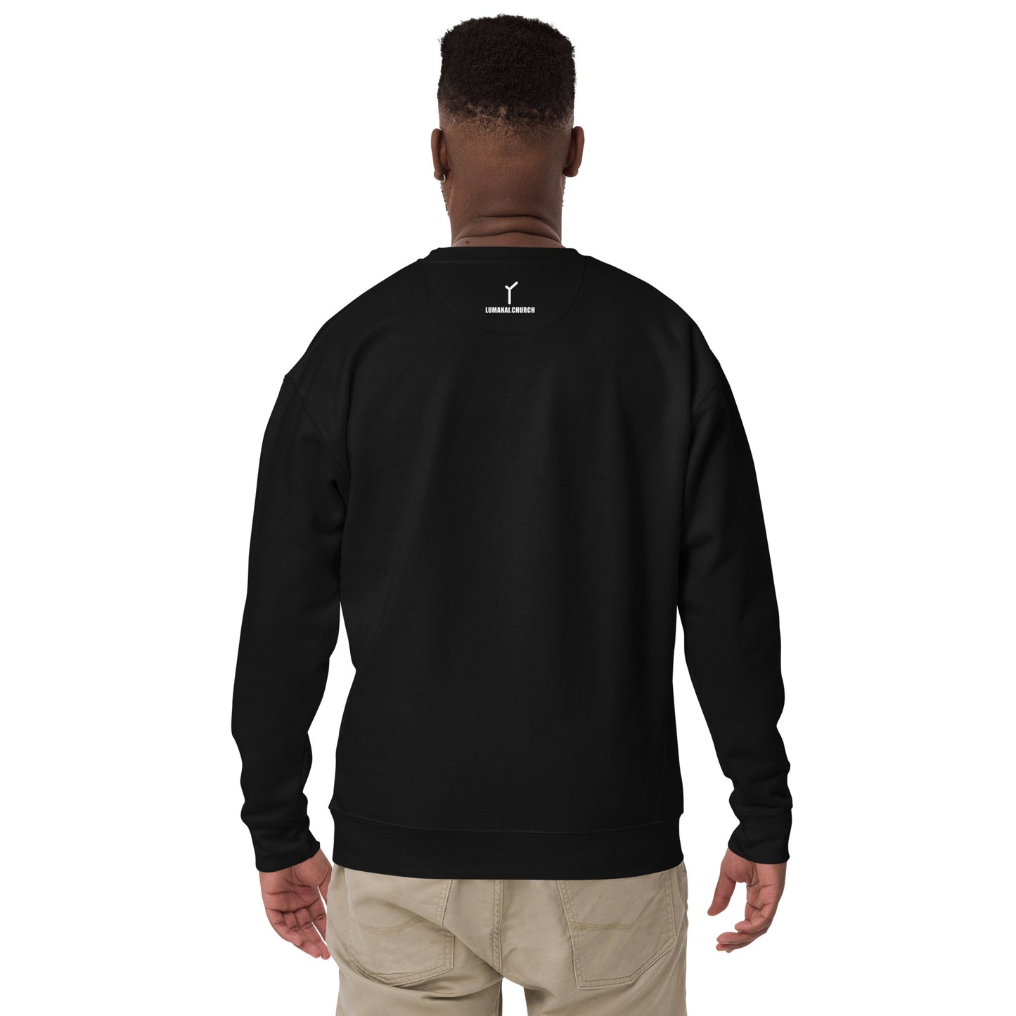 Unisex Premium Sweatshirt - Think Like A Proton - Always Positive