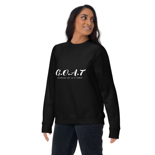 Unisex Premium Sweatshirt - G.O.A.T.