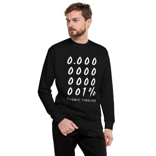 Unisex Premium Sweatshirt - Cosmic Timeline