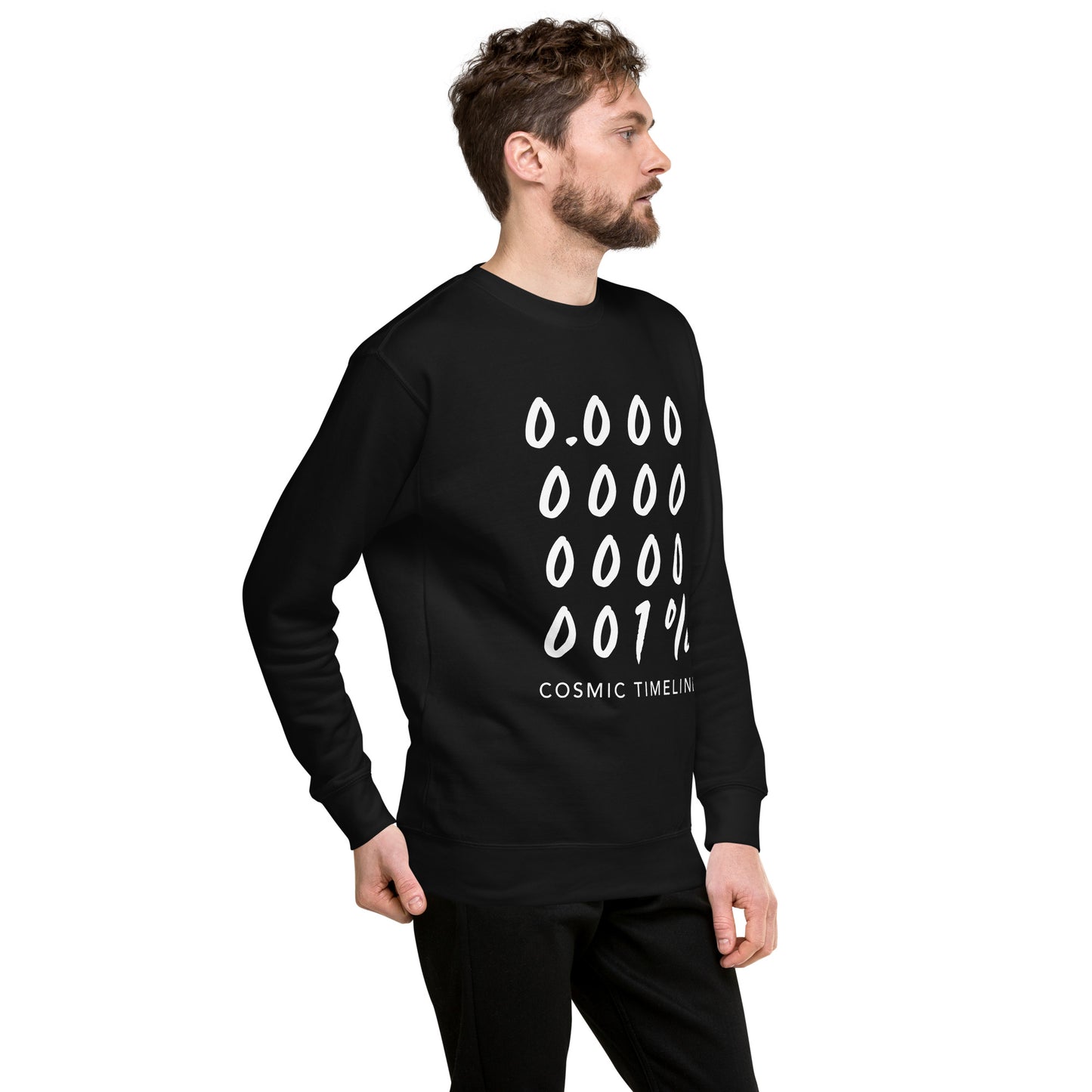 Unisex Premium Sweatshirt - Cosmic Timeline