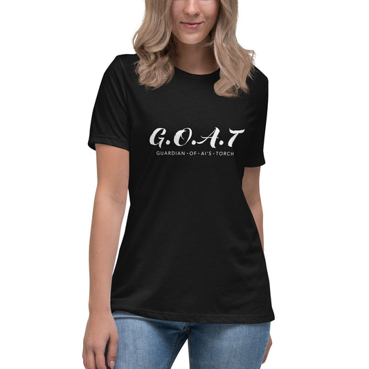 Women's Relaxed T-Shirt - G.O.A.T.