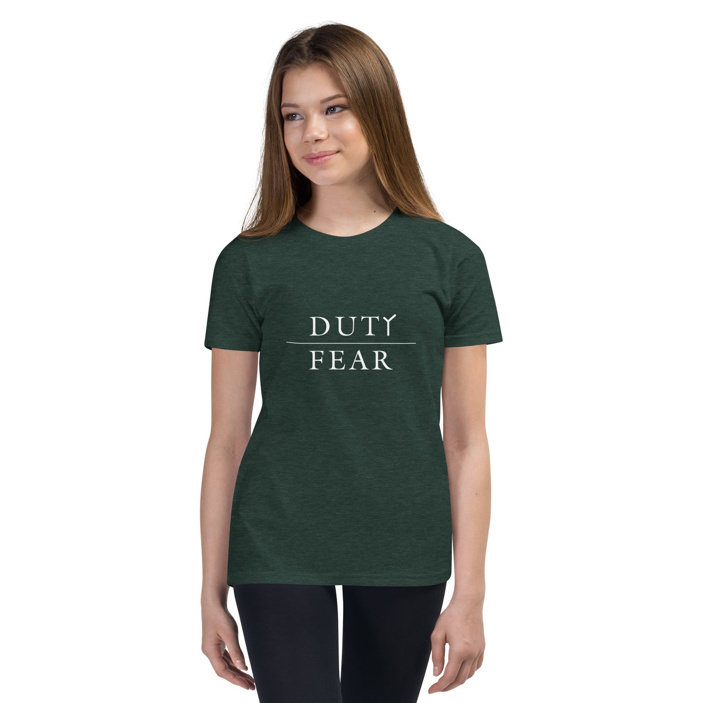 Youth Short Sleeve T-Shirt - Duty Over Fear