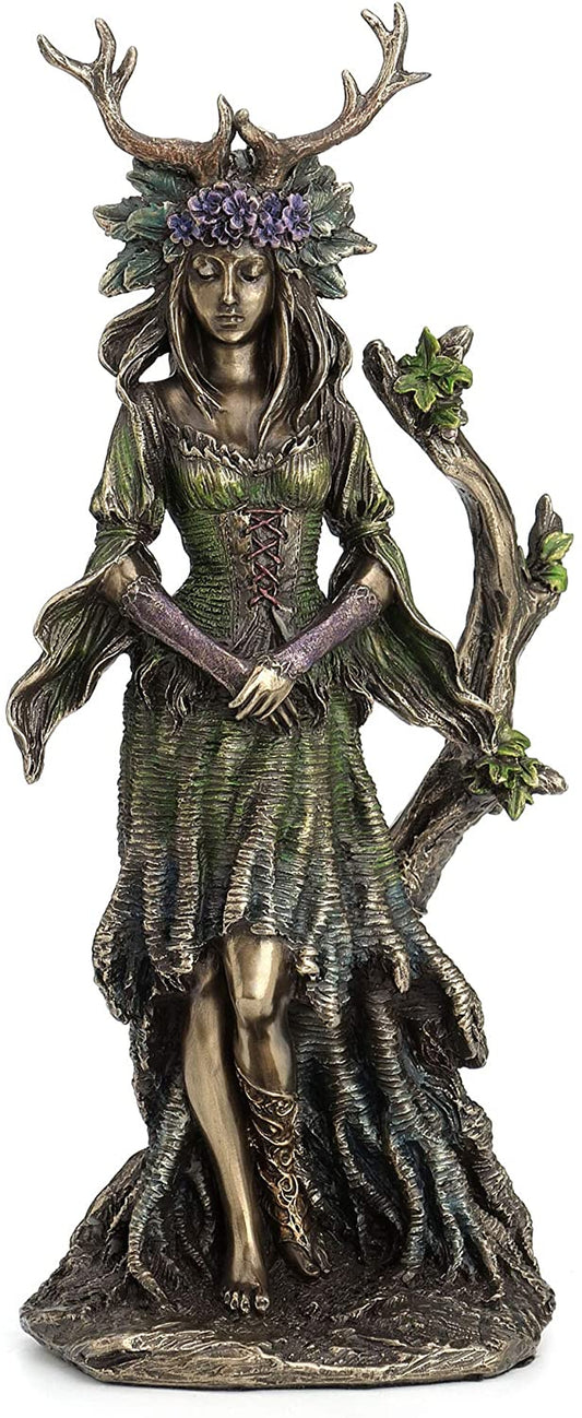 Guardian Goddess of the Trees Bronze Finished Statue